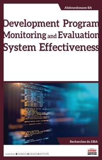 Development program monitoring and evaluation system effectiveness