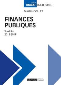 Finances publiques : 2018-2019