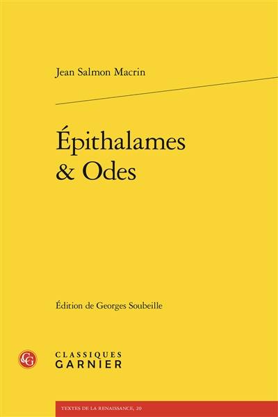 Epithalames & odes