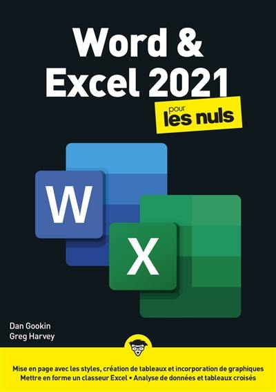 Word & Excel 2021 pour les nuls