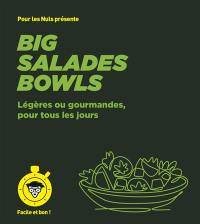 Big salades bowls pour les nuls : légères ou gourmandes, pour tous les jours : facile et bon !