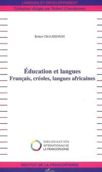Education et langues : français, créoles, langues africaines