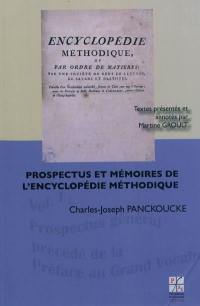 Prospectus et mémoires de l'Encyclopédie méthodique. Vol. 1. Prospectus général