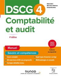 DSCG 4, comptabilité et audit : manuel : conforme au programme, 2022-2023