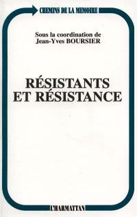 Résistants et Résistance