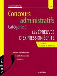 Concours administratifs catégorie C, les épreuves d'expression écrite : concours interne et externe