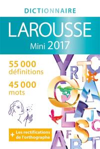 Dictionnaire mini Larousse 2017