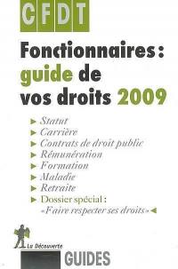Fonctionnaires : guide de vos droits 2009