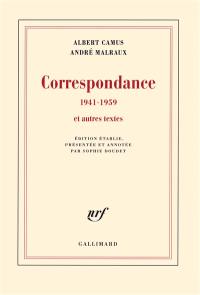 Correspondance, 1941-1959 : et autres textes