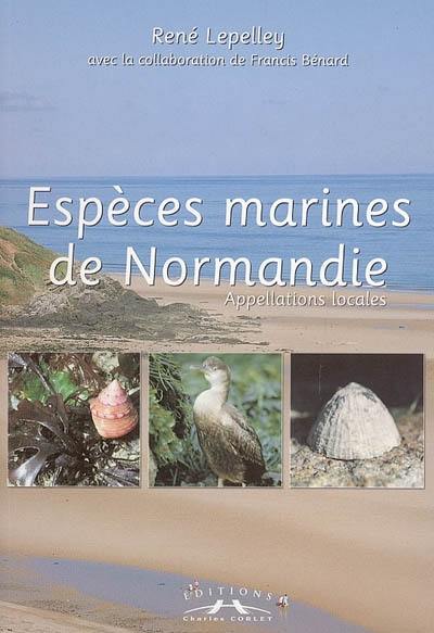 Espèces marines de Normandie : appellations locales