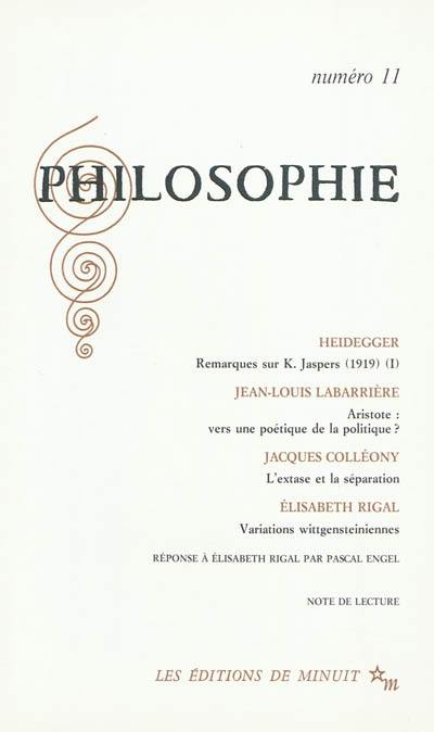 Philosophie, n° 11