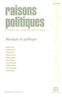 Raisons politiques, n° 14. Musique et politique