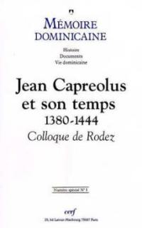 Jean Capreolus en son temps, 1380-1444