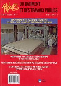 Annales du bâtiment et des travaux publics, n° 1 (2005)