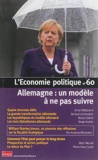 Economie politique (L'), n° 60. Allemagne : un modèle à ne pas suivre