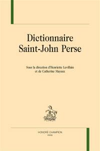 Dictionnaire Saint-John Perse