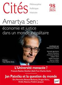 Cités, n° 98. Amartya Sen : économie et justice dans un monde inégalitaire