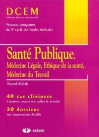 Santé publique : médecine légale, éthique de la santé, médecine du travail
