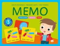 Memo eerste woordjes : speelgoed. Mémo premiers mots : jouets. Memo first words : toys