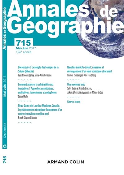 Annales de géographie, n° 715
