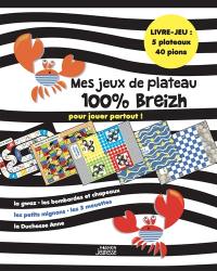 Mes jeux de plateau 100 % Breizh : pour jouer partout ! : la gwaz, les bombardes et chapeaux, les petits mignons, les 3 mouettes, la Duchesse Anne