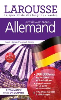 Allemand : dictionnaire poche + : français-allemand, allemand-français