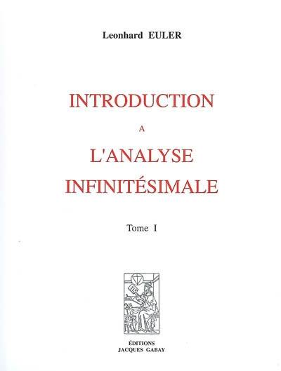 Introduction à l'analyse infinitésimale