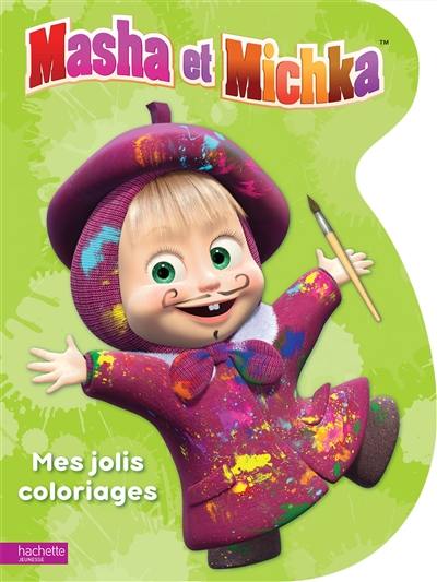 Masha et Michka : mes jolis coloriages