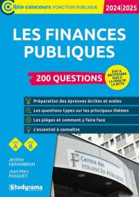 Les finances publiques : 200 questions, état & institutions face à la crise de la dette, cat. A, cat. B : 2024-2025