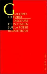 Discours d'un Italien sur la poésie romantique