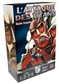 L'attaque des titans : saison 1, partie 1 : tomes 1-2-3-4