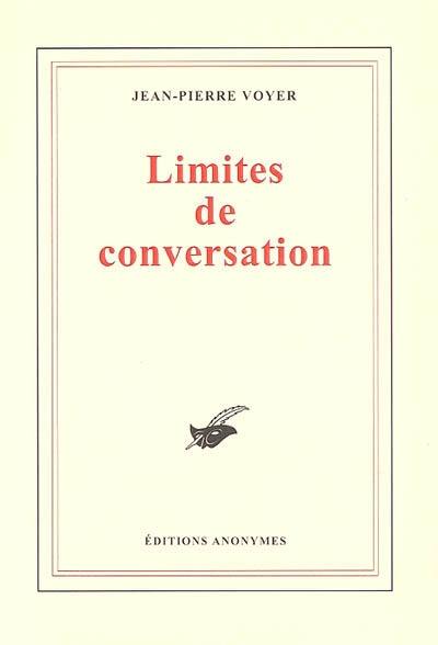 Limites de conversation
