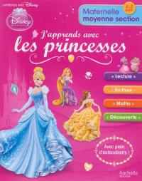 J'apprends avec les princesses : maternelle moyenne section, 4-5 ans