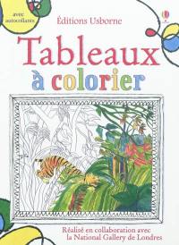 Tableaux à colorier