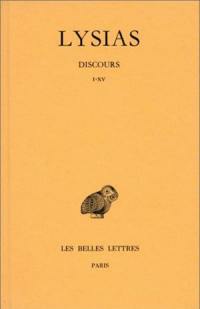 Discours. Vol. 1. I-XV