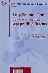 Les pôles européens de développement : sept profils différents