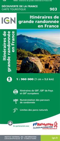 Itinéraires de grande randonnée en France
