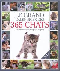 Le grand calendrier des 365 chats 2012 : calendrier mensuel, une photo par jour !