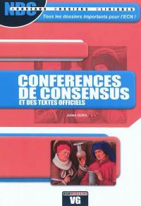 Conférences de consensus et des textes officiels