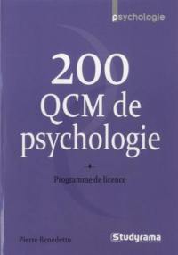 200 QCM de psychologie