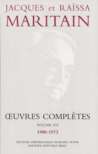Oeuvres complètes. Vol. 16. 1900-1973