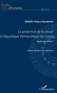 La protection de la veuve en République démocratique du Congo : quelle effectivité ?