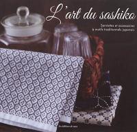 L'art du sashiko : serviettes et accessoires à motifs traditionnels japonais