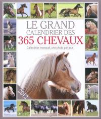 Le grand calendrier des 365 chevaux 2012 : calendrier mensuel, une photo par jour !