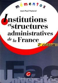 Institutions et structures administratives