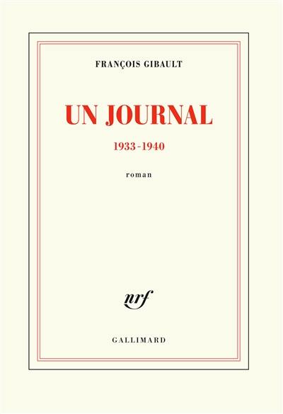 Un journal : 1933-1940