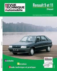Revue technique automobile, n° 439.4. Renault 9 et 11 diesel (1983/1989)