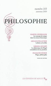 Philosophie, n° 103