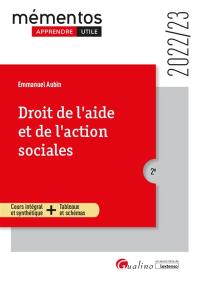 Droit de l'aide et de l'action sociales : 2022-2023