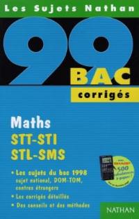 Maths STT, STI, STL, SMS bac 99